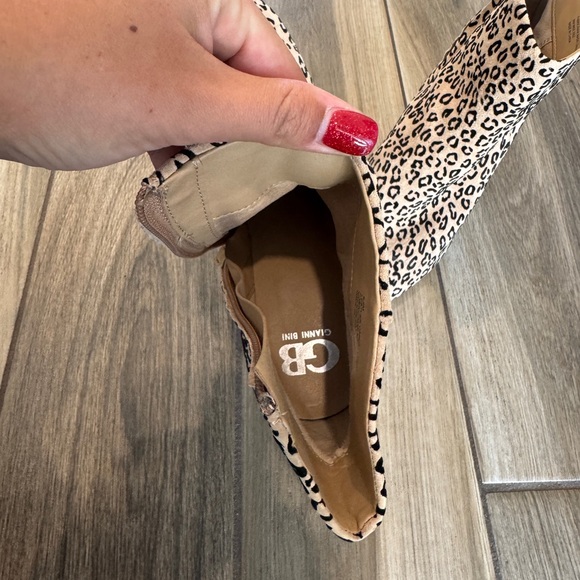 Gianni Bini Cheetah Ankle Boot with Block Heel 8.5 - Picture 5 of 5